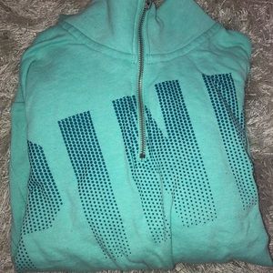 VS pink quarter zip
